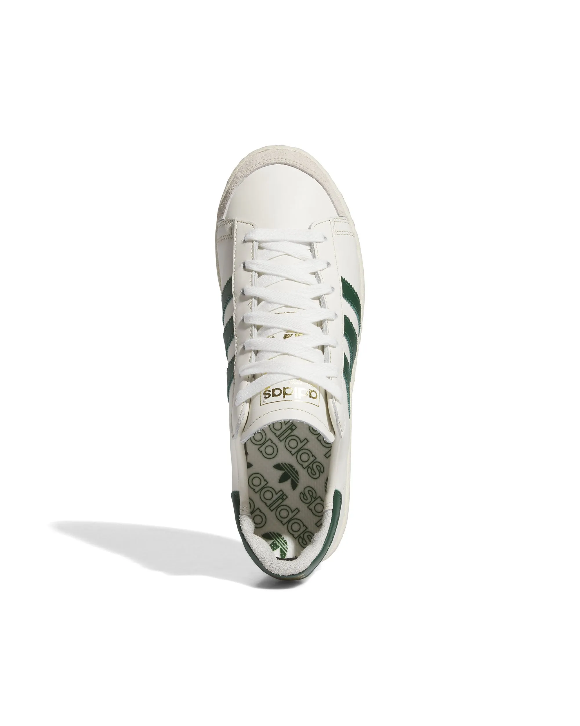 Jabbar Low  - Off White / Dark Green / Cream White