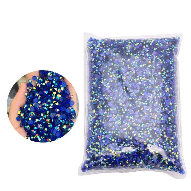 Jelly resin flat diamond nail beauty mobile phone case decorative water drill DIY decoration clothing accessories manufacturers wholesale