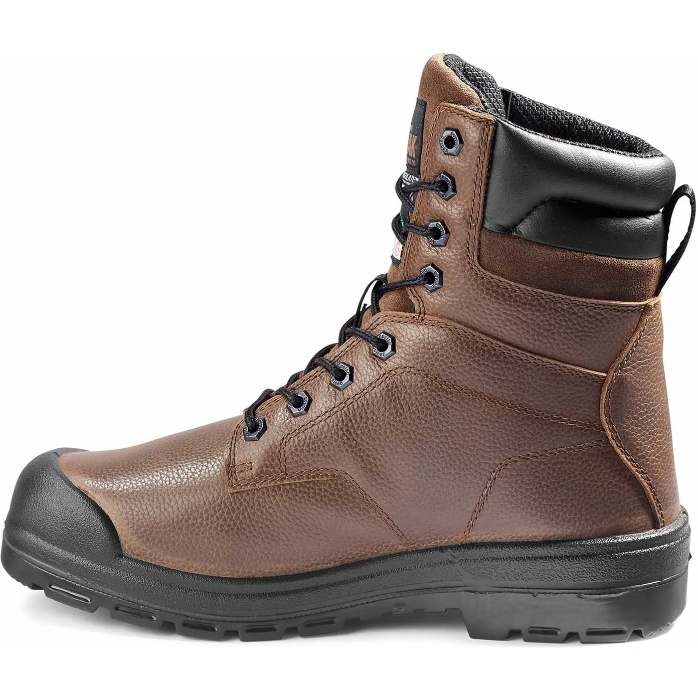 Kodiak Men's Greb 8" ST 200G Slip Resist Safety Work Boot -Brown- 4TH3BN