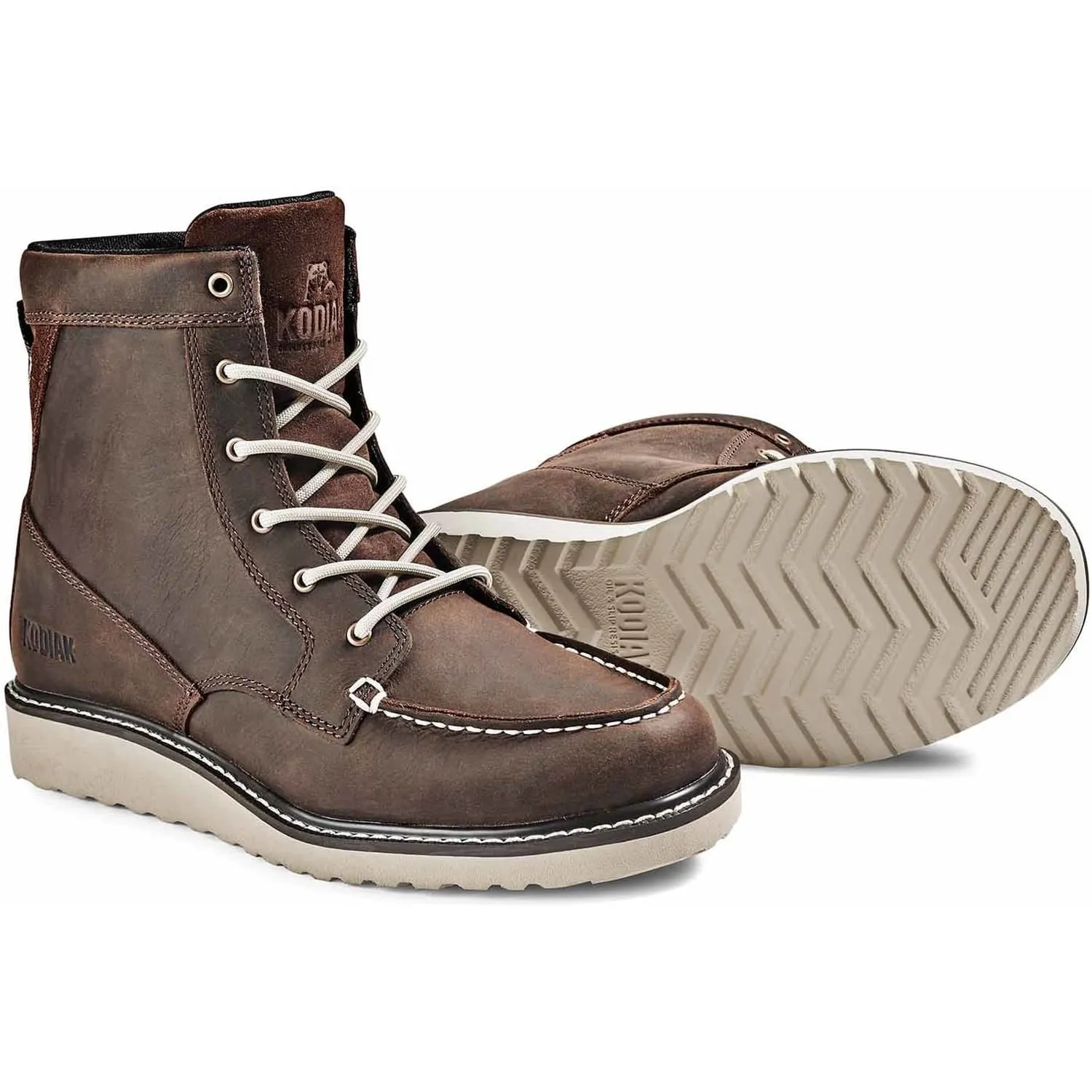 Kodiak Women's Whitton 6" Soft Toe Safety Work Boot -Brown- 4THKDB