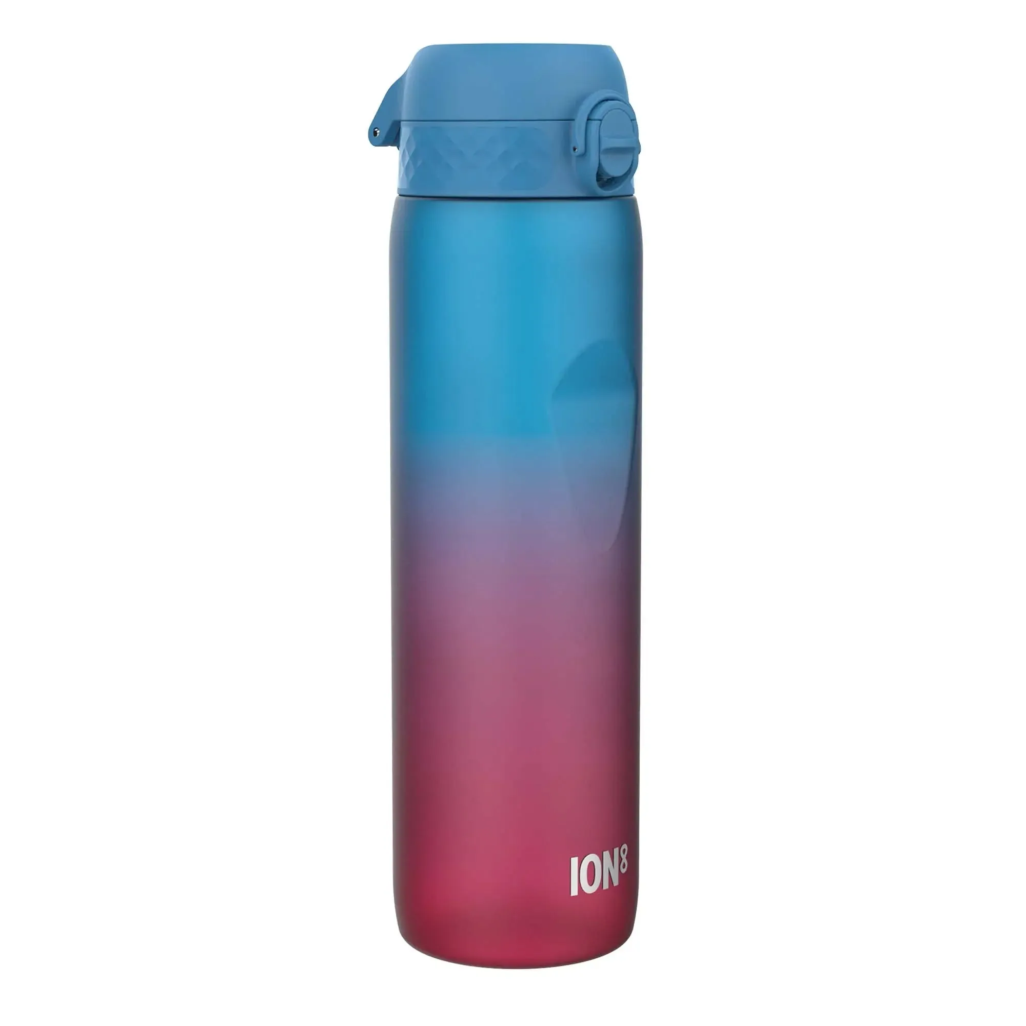 Leak Proof Water Bottle with Times to Drink, Recyclon, Blue & Pink, 1 Litre