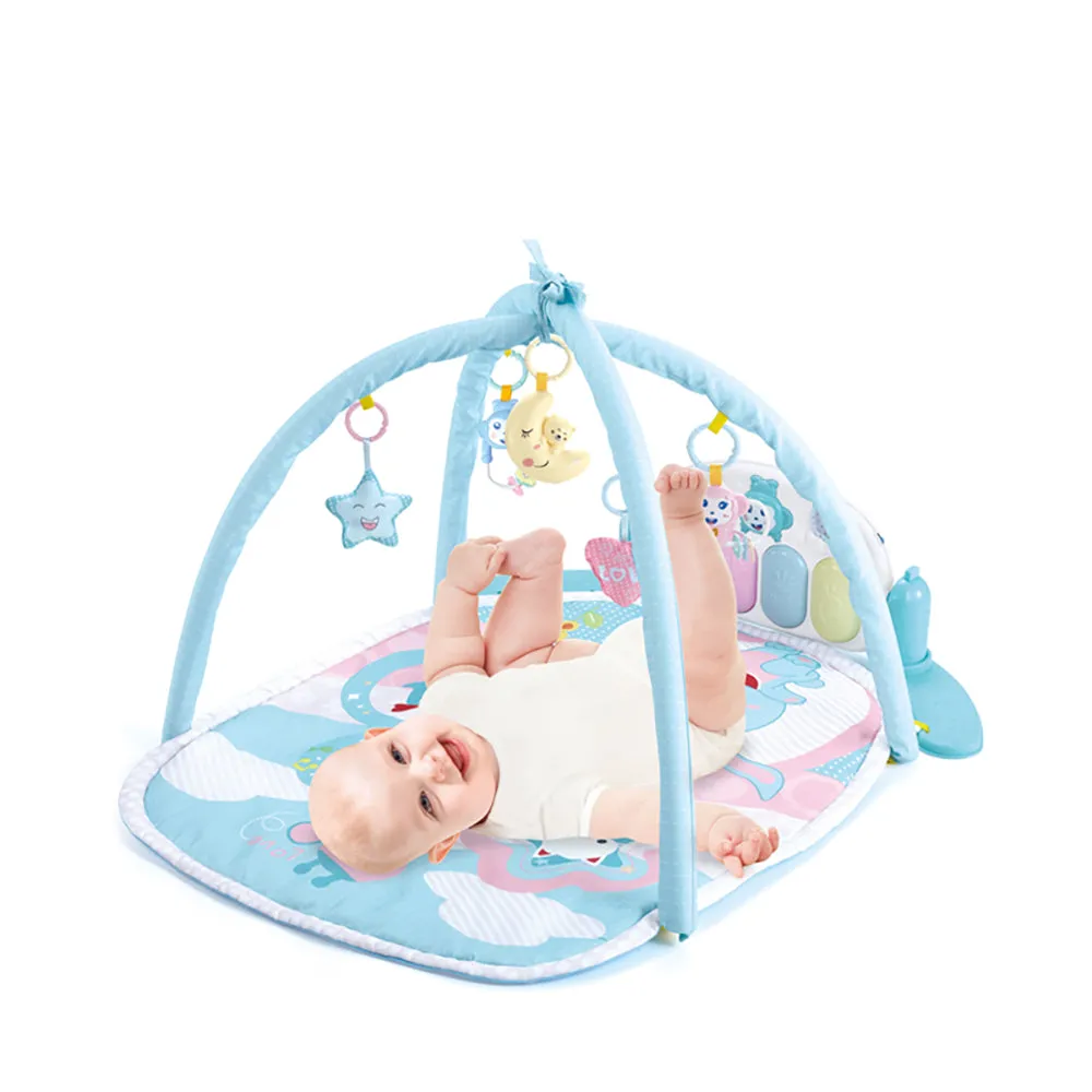 Little Angel Baby Piano Fitness Play Gym (Blue)