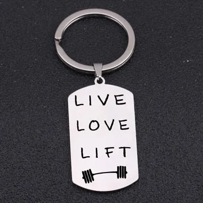 Live Love Lift Keychain