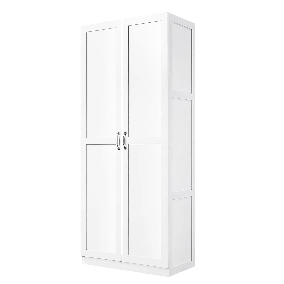 Manhattan Comfort Hopkins Modern  Storage Closet 3.0 in White