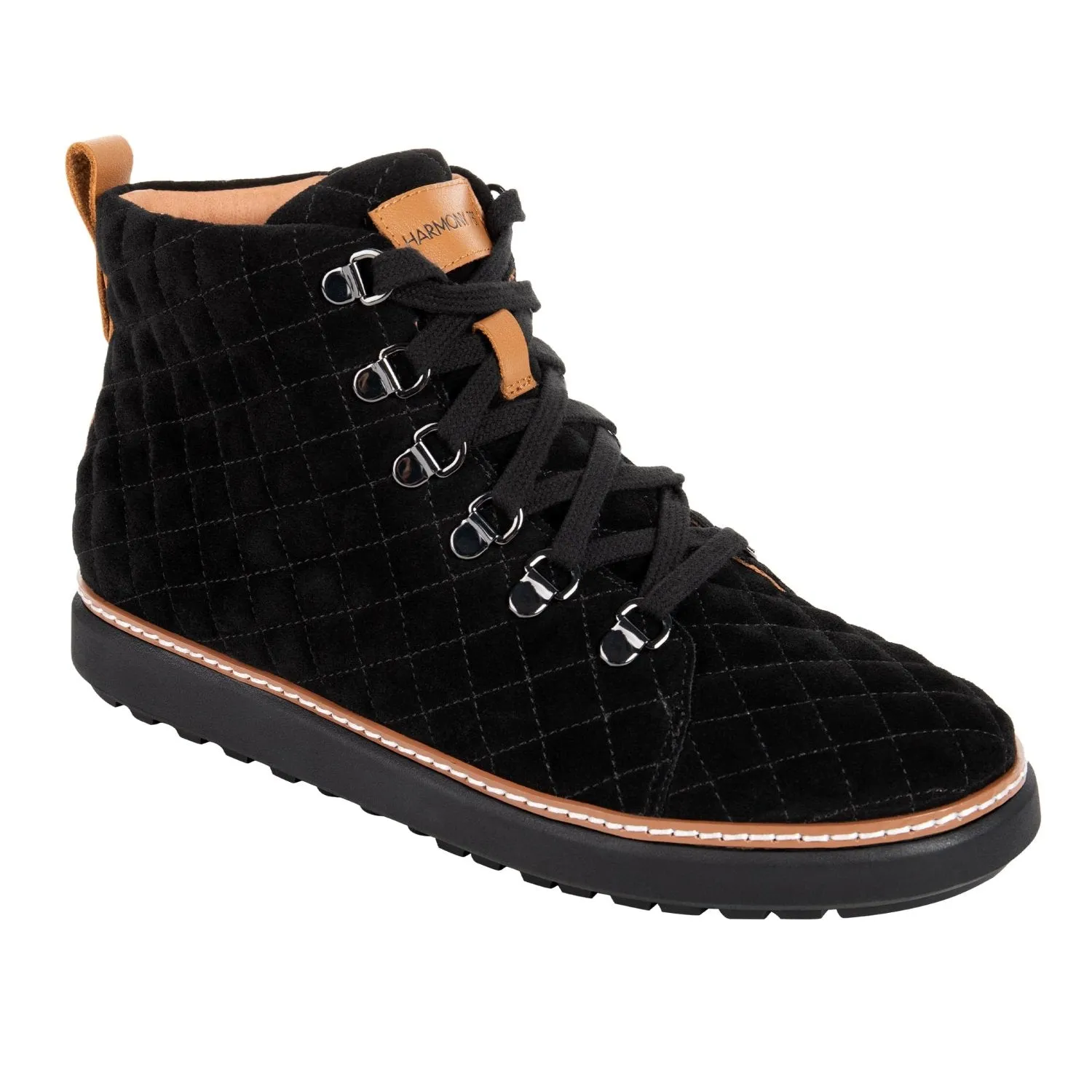 Melissa High-Top • Black Quilted