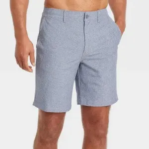 Men's 9" Hybrid Swim Shorts - Goodfellow & Co Navy Blue 28