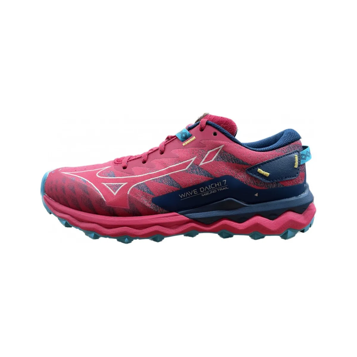 Mizuno Wave Daichi 7 Red Light Blue Shoes  Women