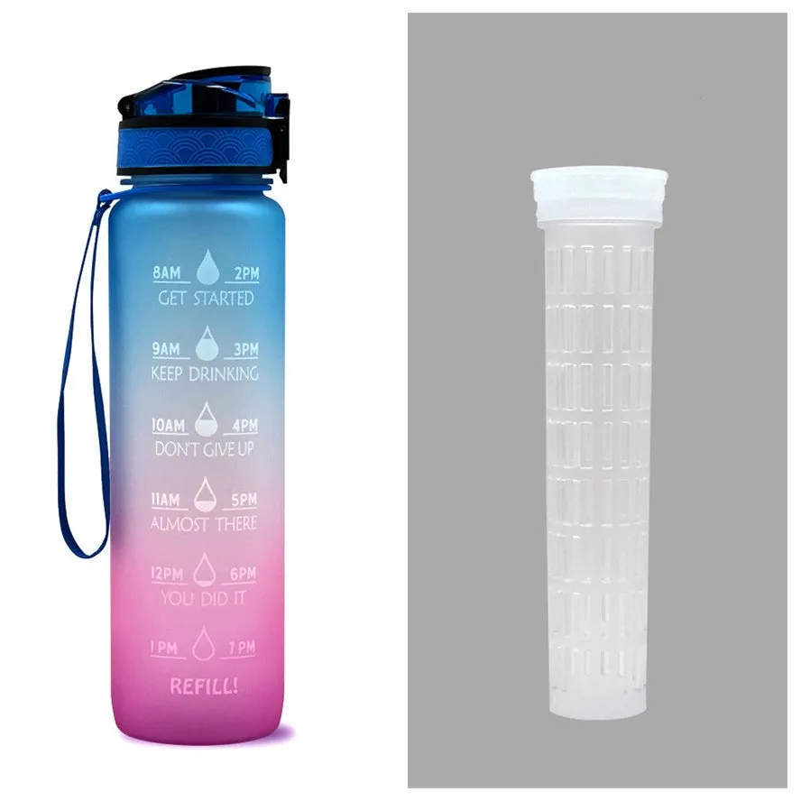 Motivational Water Bottle Cycling Leakproof