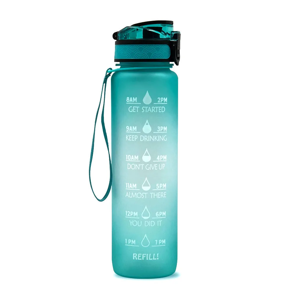 Motivational Water Bottle Cycling Leakproof