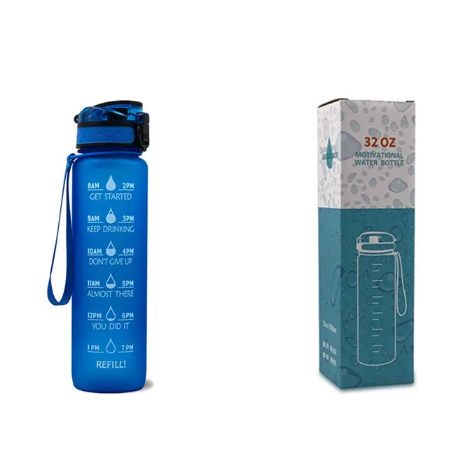 Motivational Water Bottle Cycling Leakproof