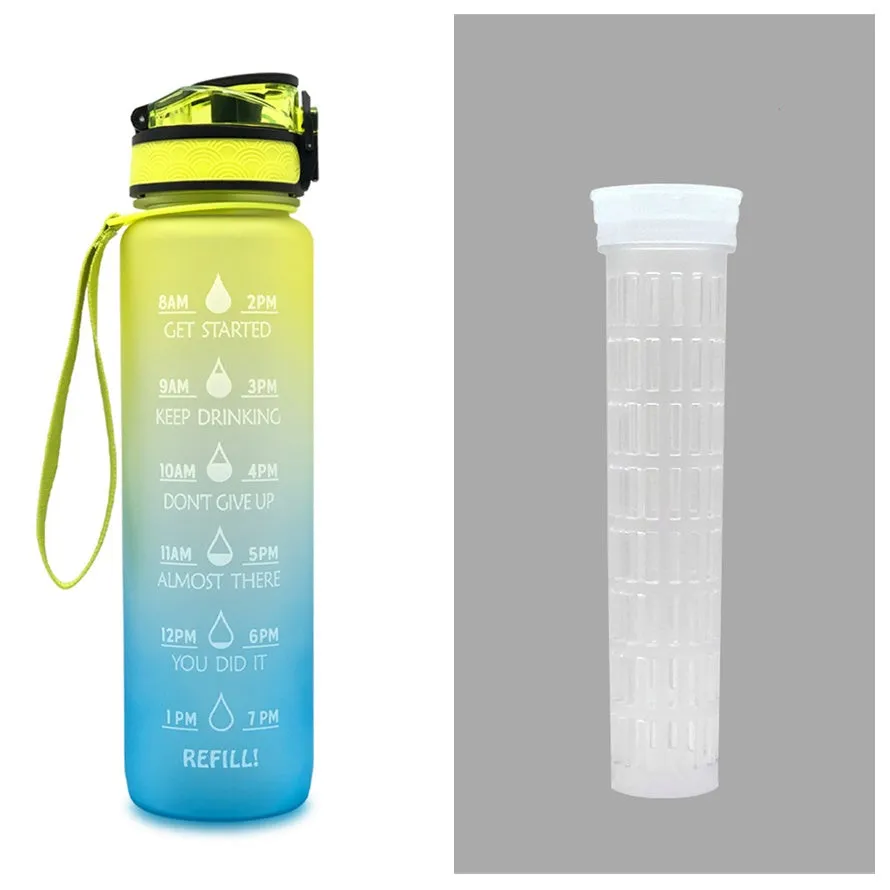 Motivational Water Bottle Cycling Leakproof