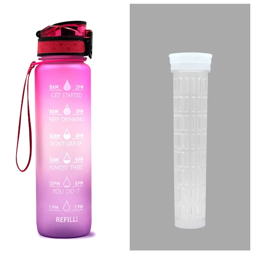 Motivational Water Bottle Cycling Leakproof