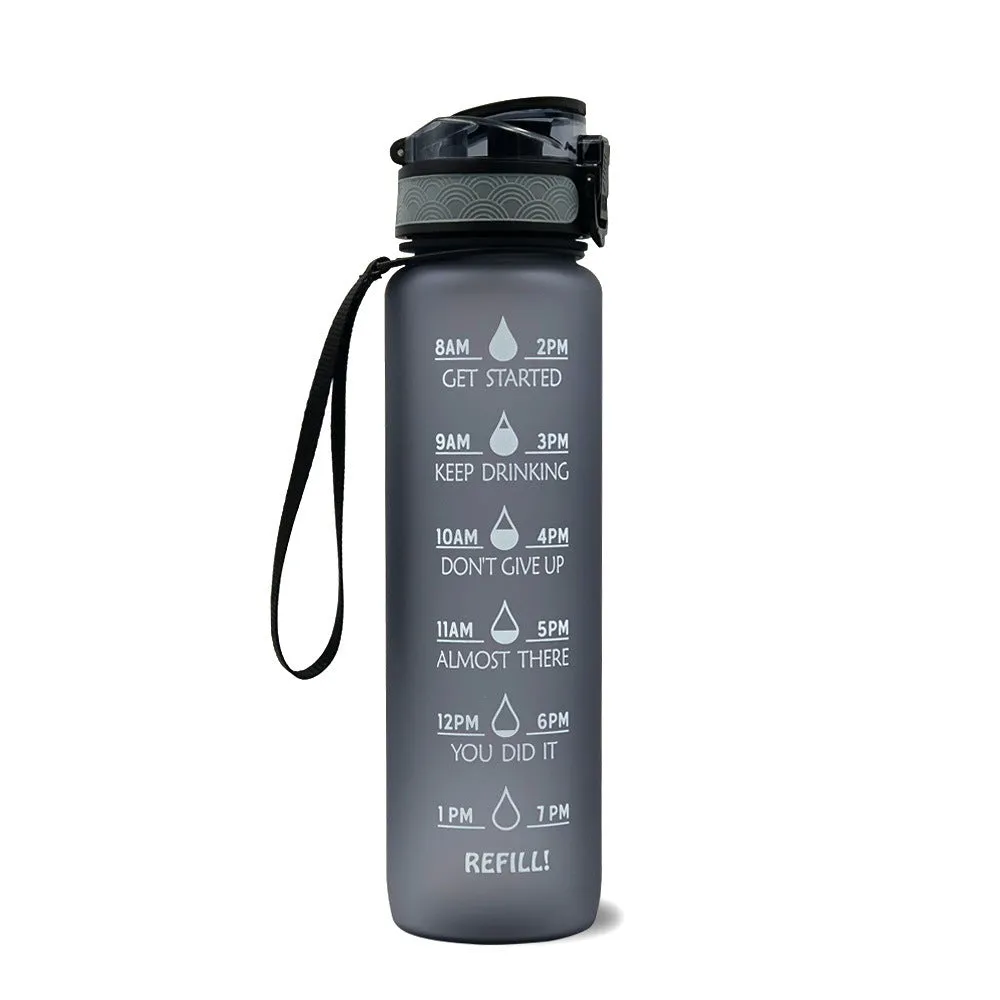 Motivational Water Bottle Cycling Leakproof