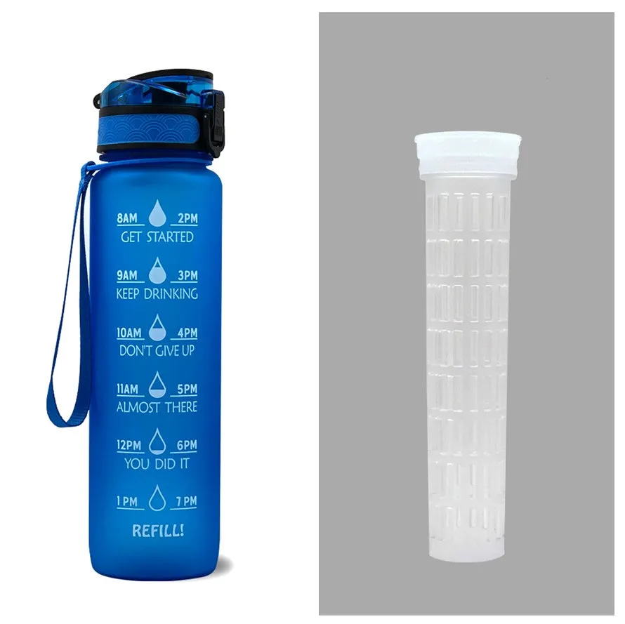 Motivational Water Bottle Cycling Leakproof