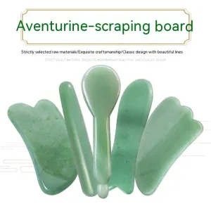 Natural Aventurine Scrapping Plate