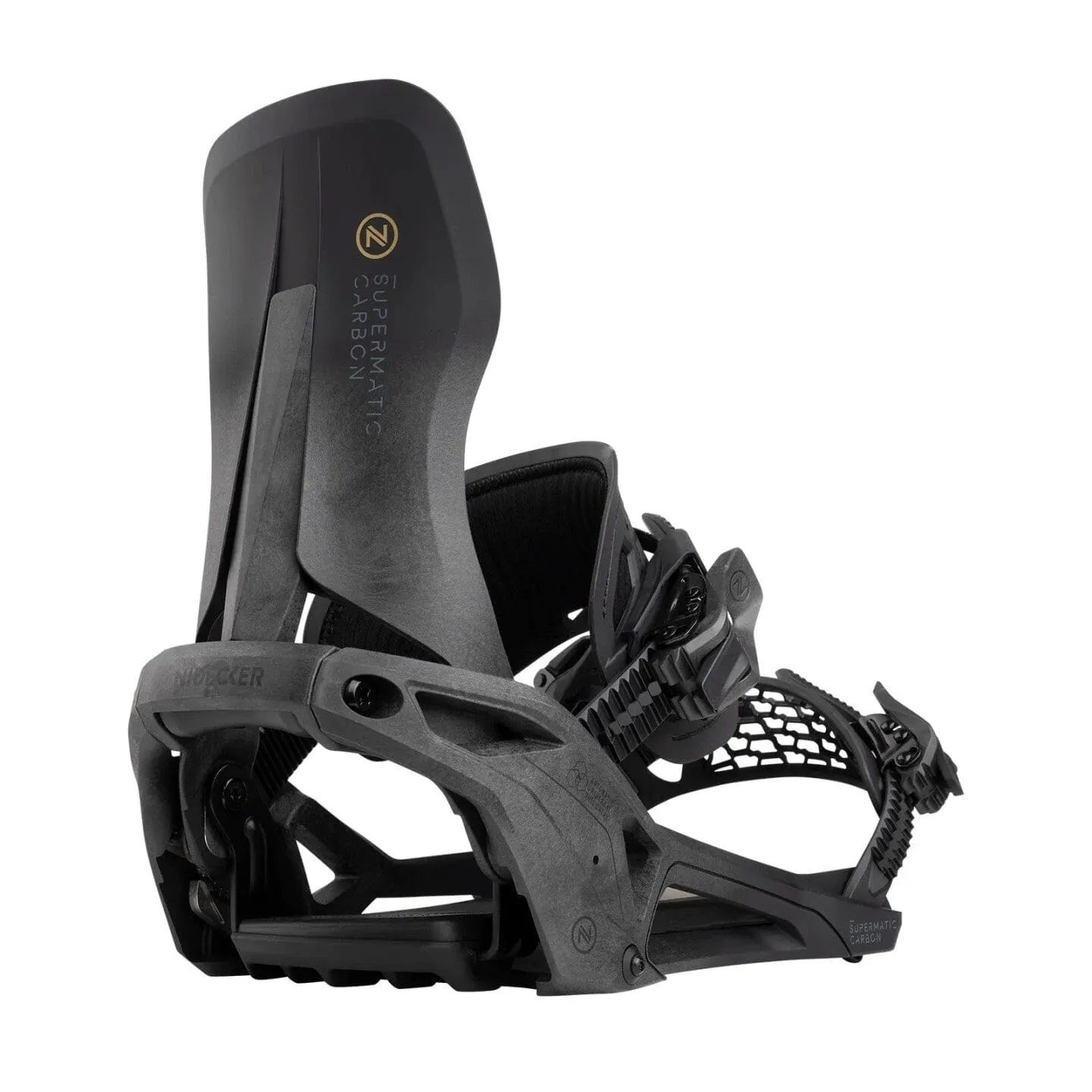 NIDECKER Carbon Supermatic Snowboard Binding Black 2025