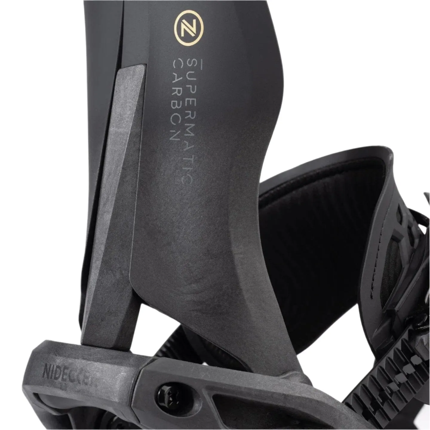 NIDECKER Carbon Supermatic Snowboard Binding Black 2025