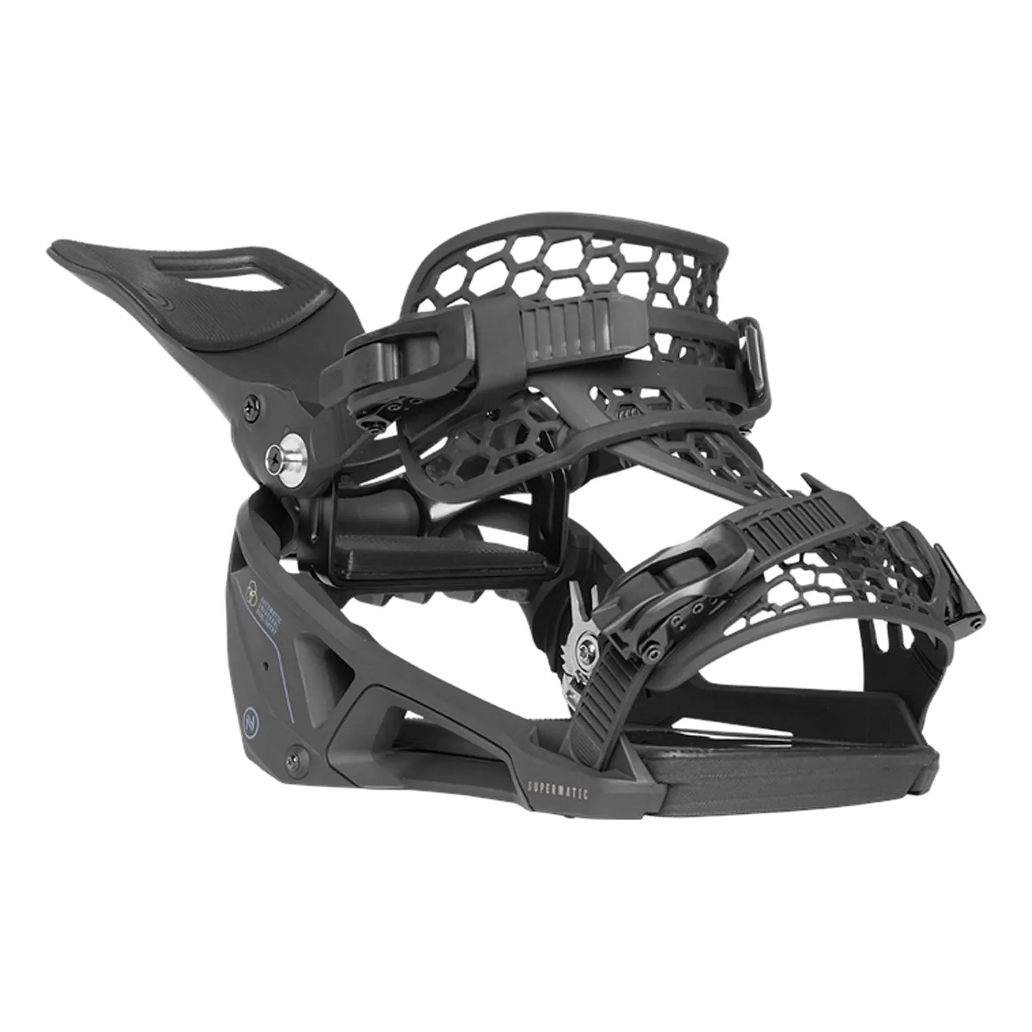 Nidecker Supermatic Snowboard Bindings 2025 Black