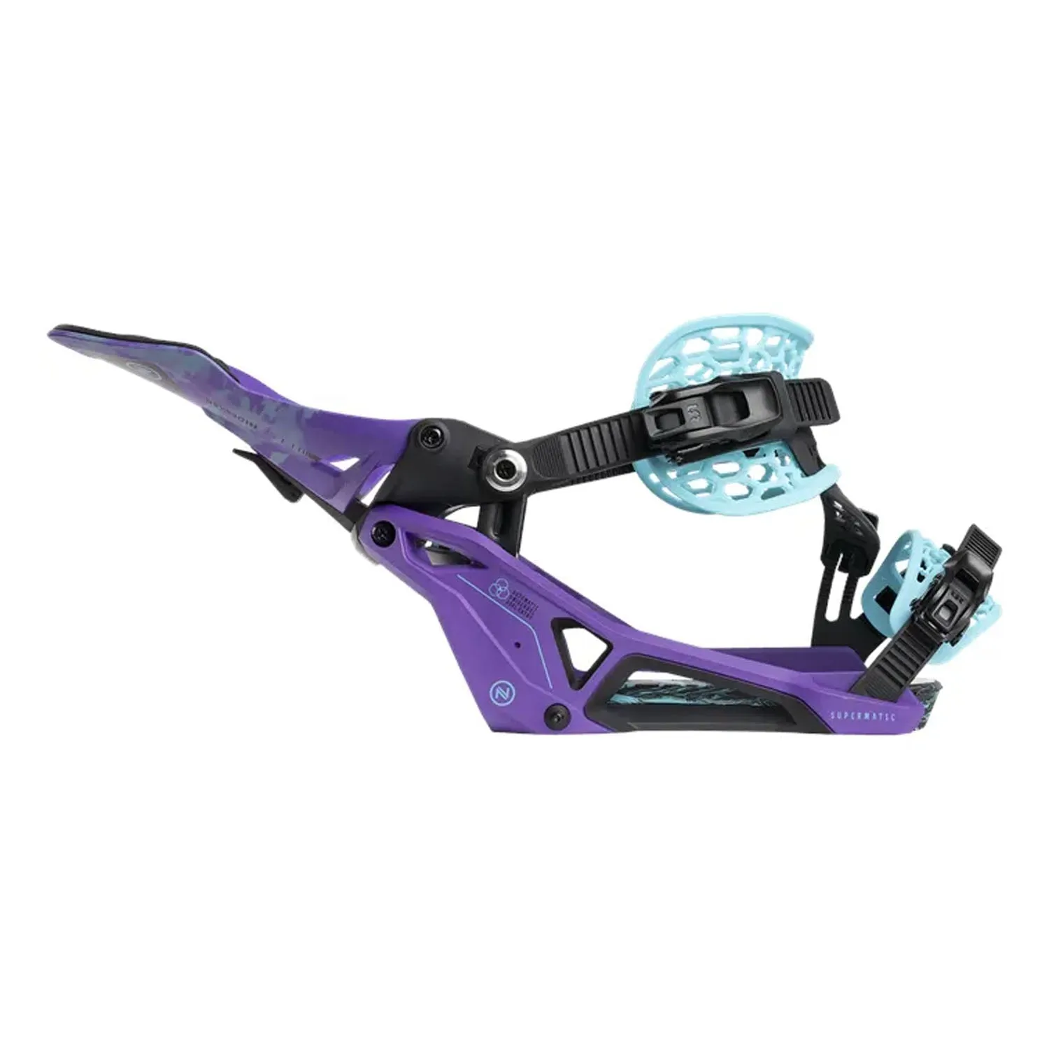 Nidecker Supermatic Snowboard Bindings 2025 Joker Purple