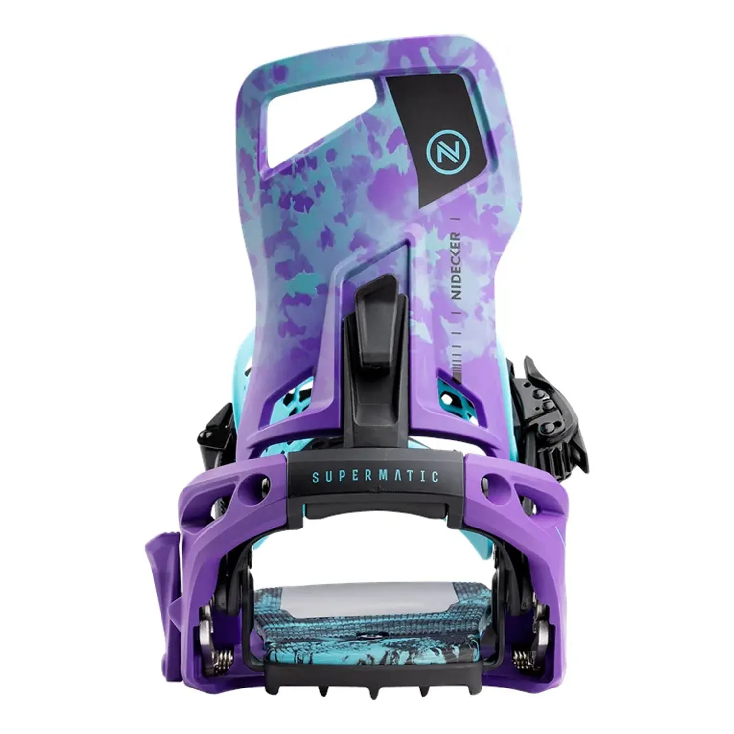 Nidecker Supermatic Snowboard Bindings 2025 Joker Purple