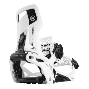 Nidecker Supermatic Snowboard Bindings 2025 White