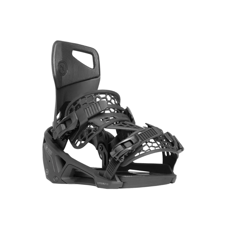 NIDECKER Supermatic Snowboard Bindings Black 2025