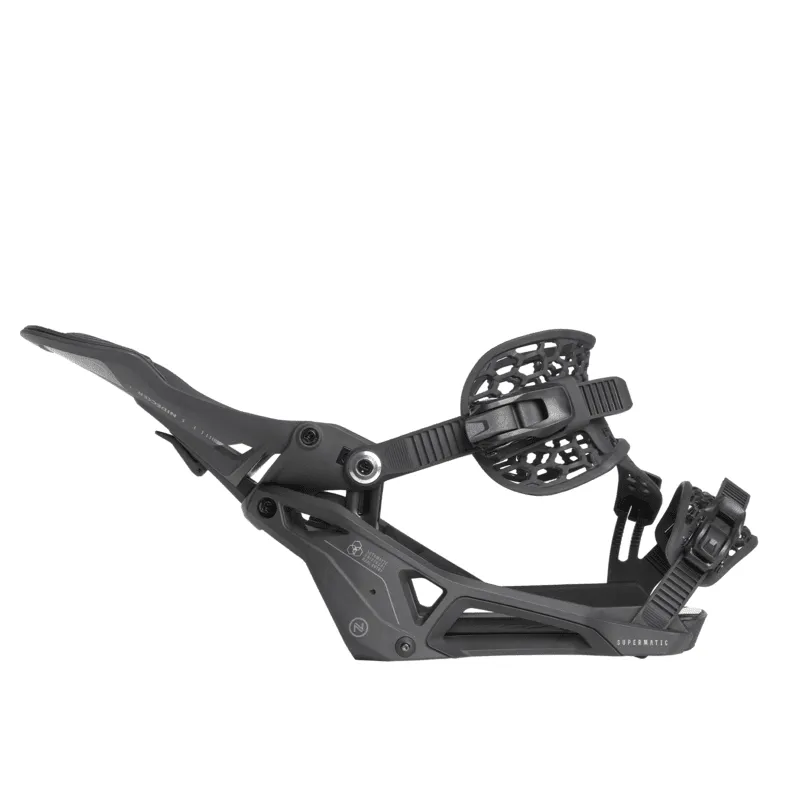 NIDECKER Supermatic Snowboard Bindings Black 2025