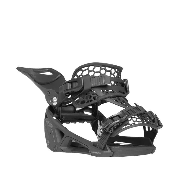 NIDECKER Supermatic Snowboard Bindings Black 2025