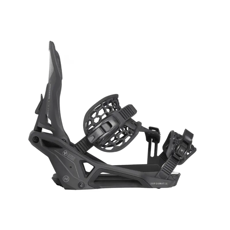 NIDECKER Supermatic Snowboard Bindings Black 2025