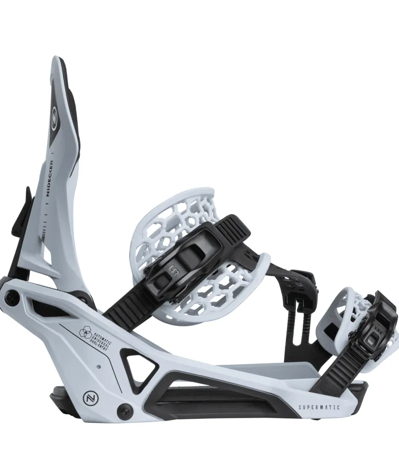 NIDECKER Supermatic Snowboard Bindings Cannonblue 2025