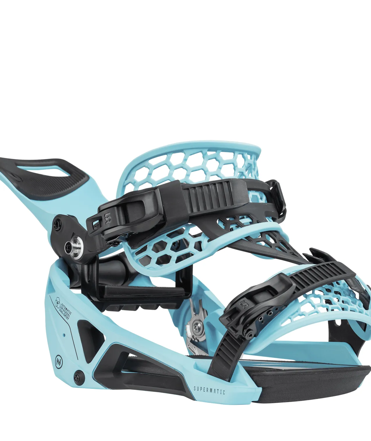 NIDECKER Supermatic Snowboard Bindings Cyan 2025