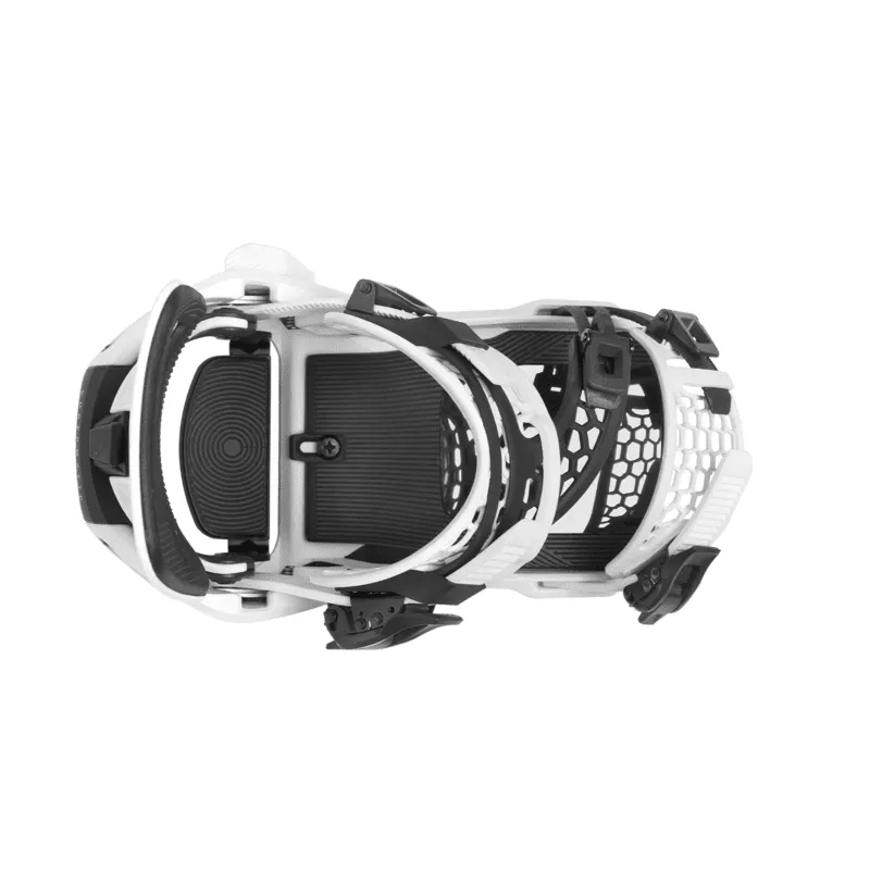 NIDECKER Supermatic Snowboard Bindings White 2025