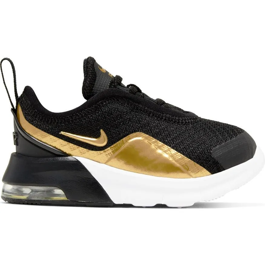 NIKE INFANT AIR MAX MOTION TDE - black/gold