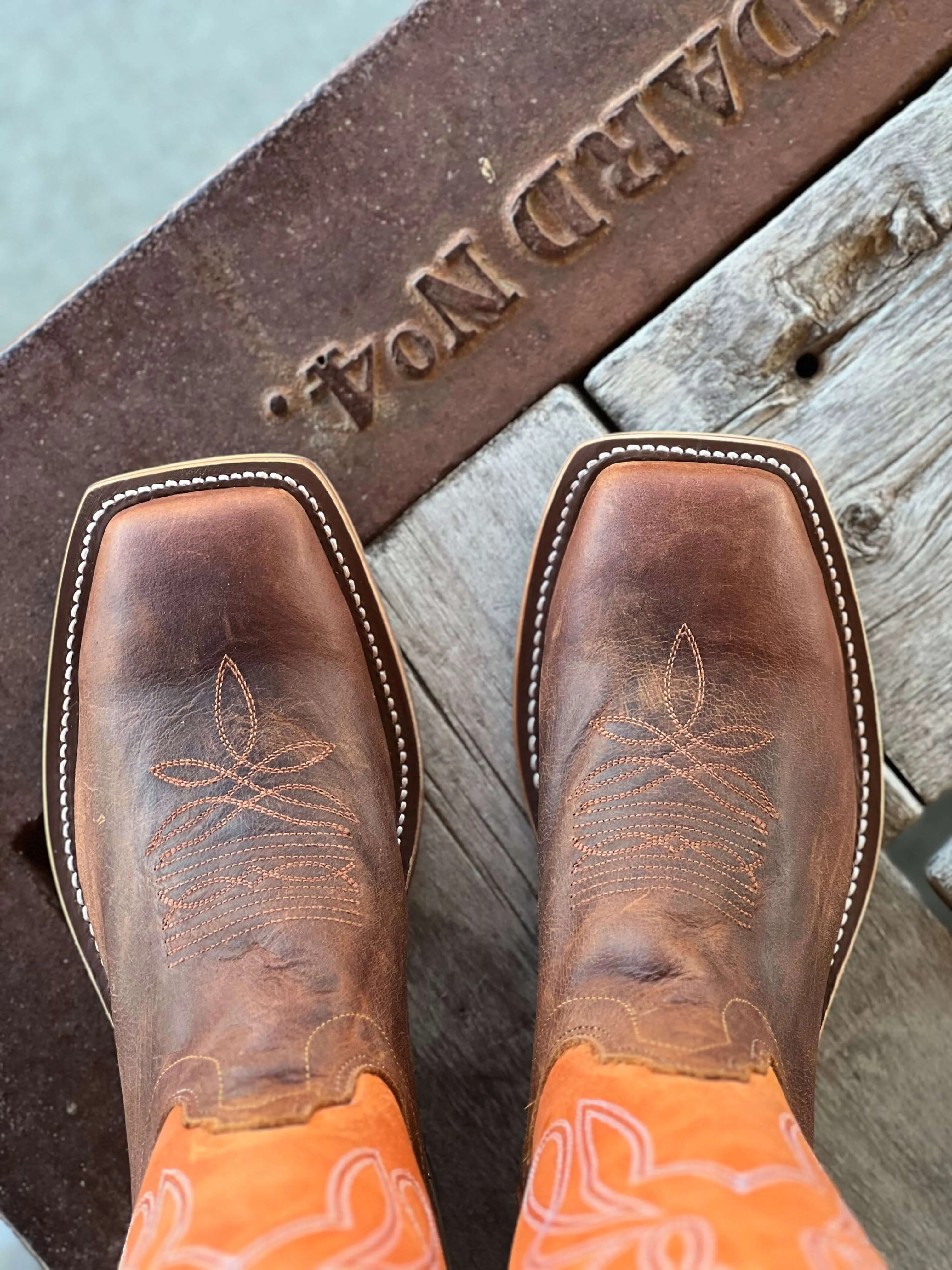 Olathe Boot Co. | Saddle Elk Butt Tanager Tall Top Boot