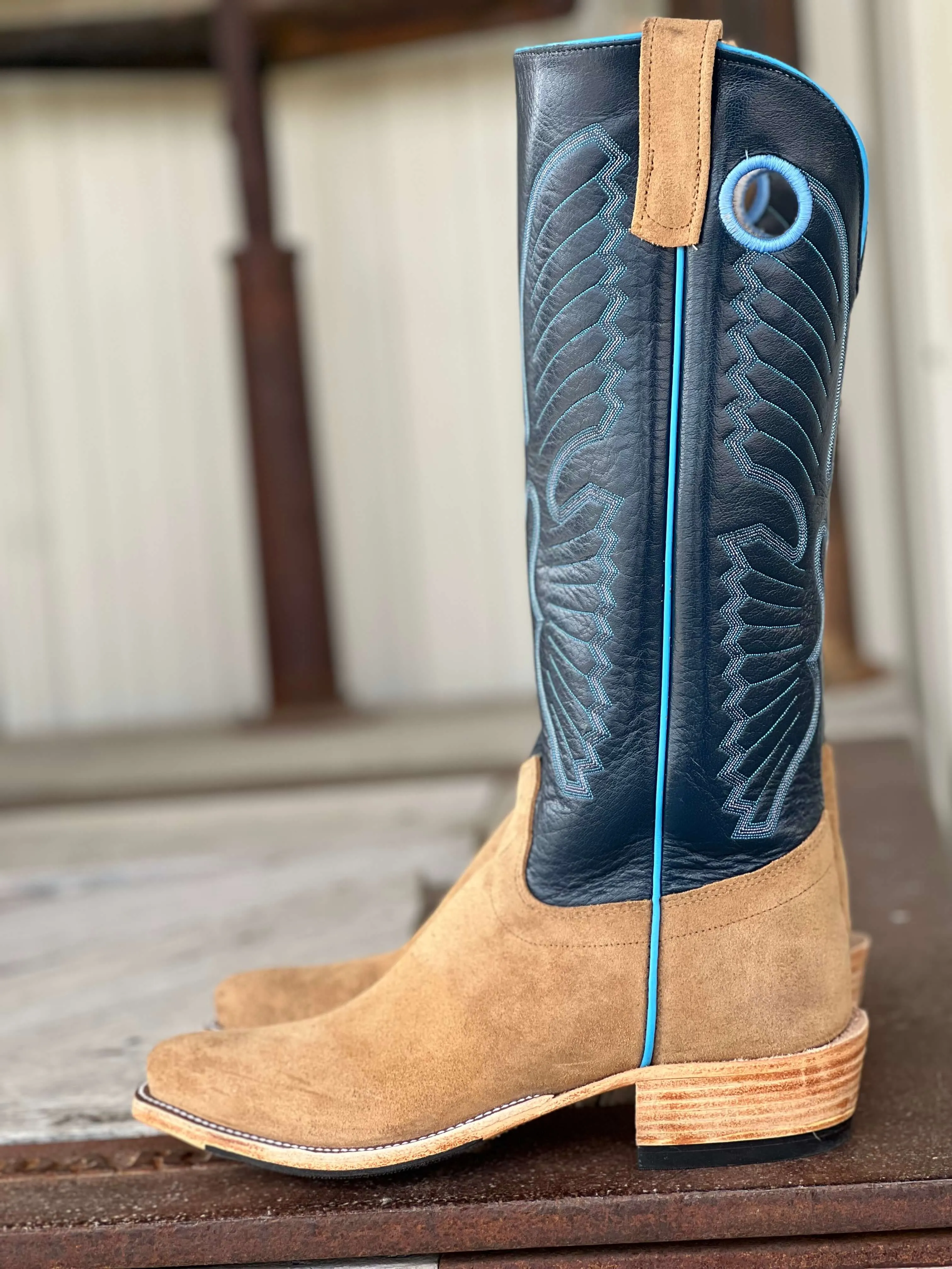 Olathe Boot Co. | Tan Newman KS Toe Tall Top Boot CLOSEOUT SIZES