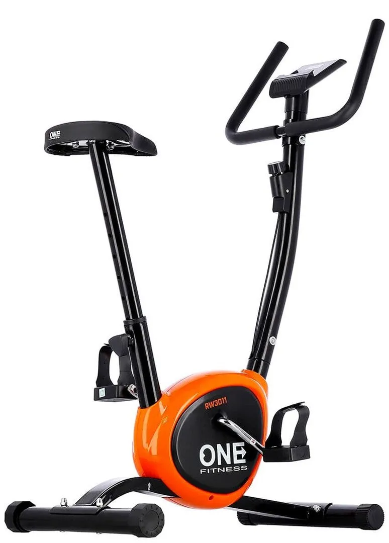 One Fitness Mechanisches Fahrrad Rw3011 Schwarz Und Orange