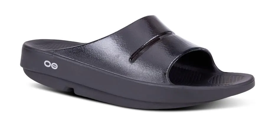 OOFOS OOahh Luxe Slide Black