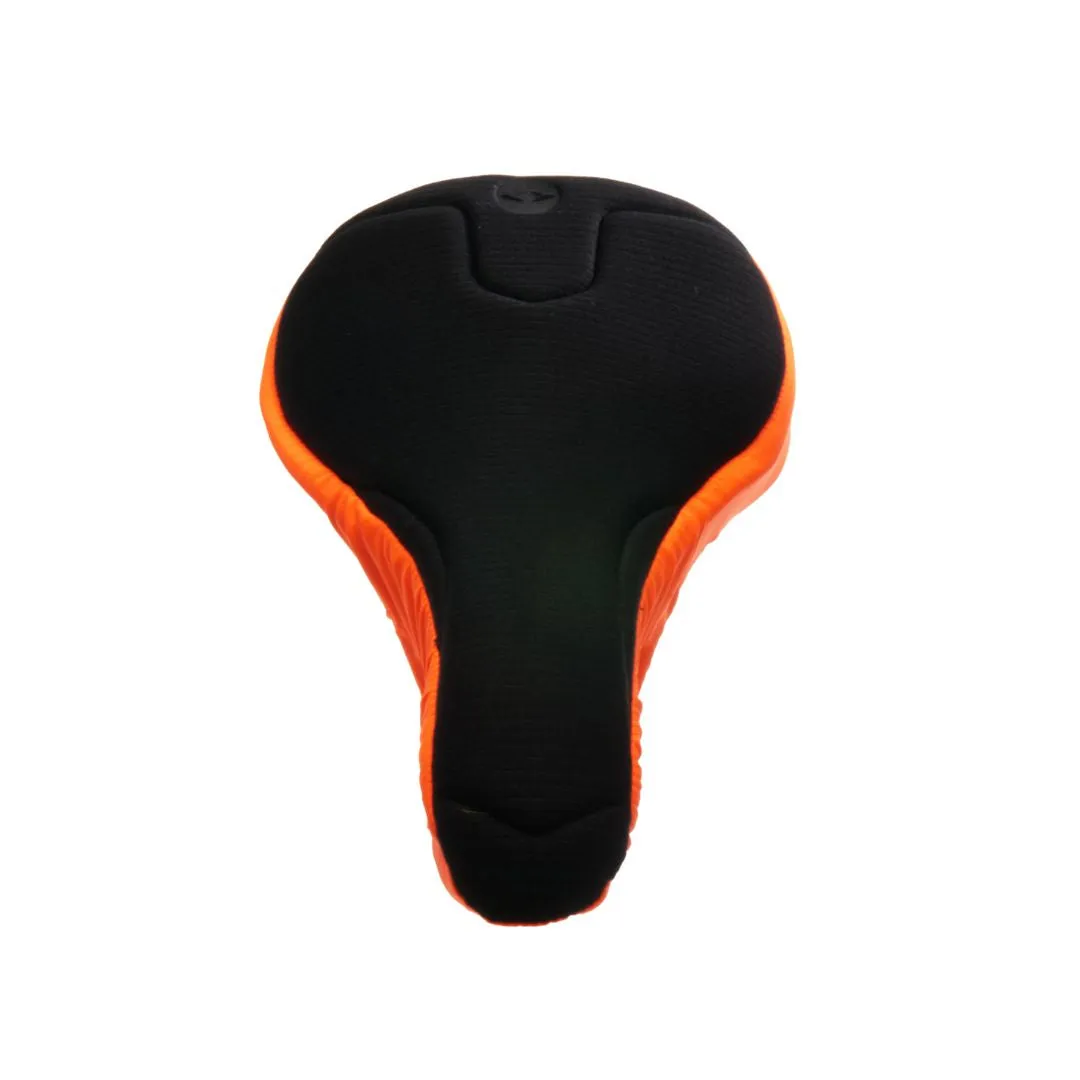 Padded Bike Seat Cover - Black & Orange (Women)