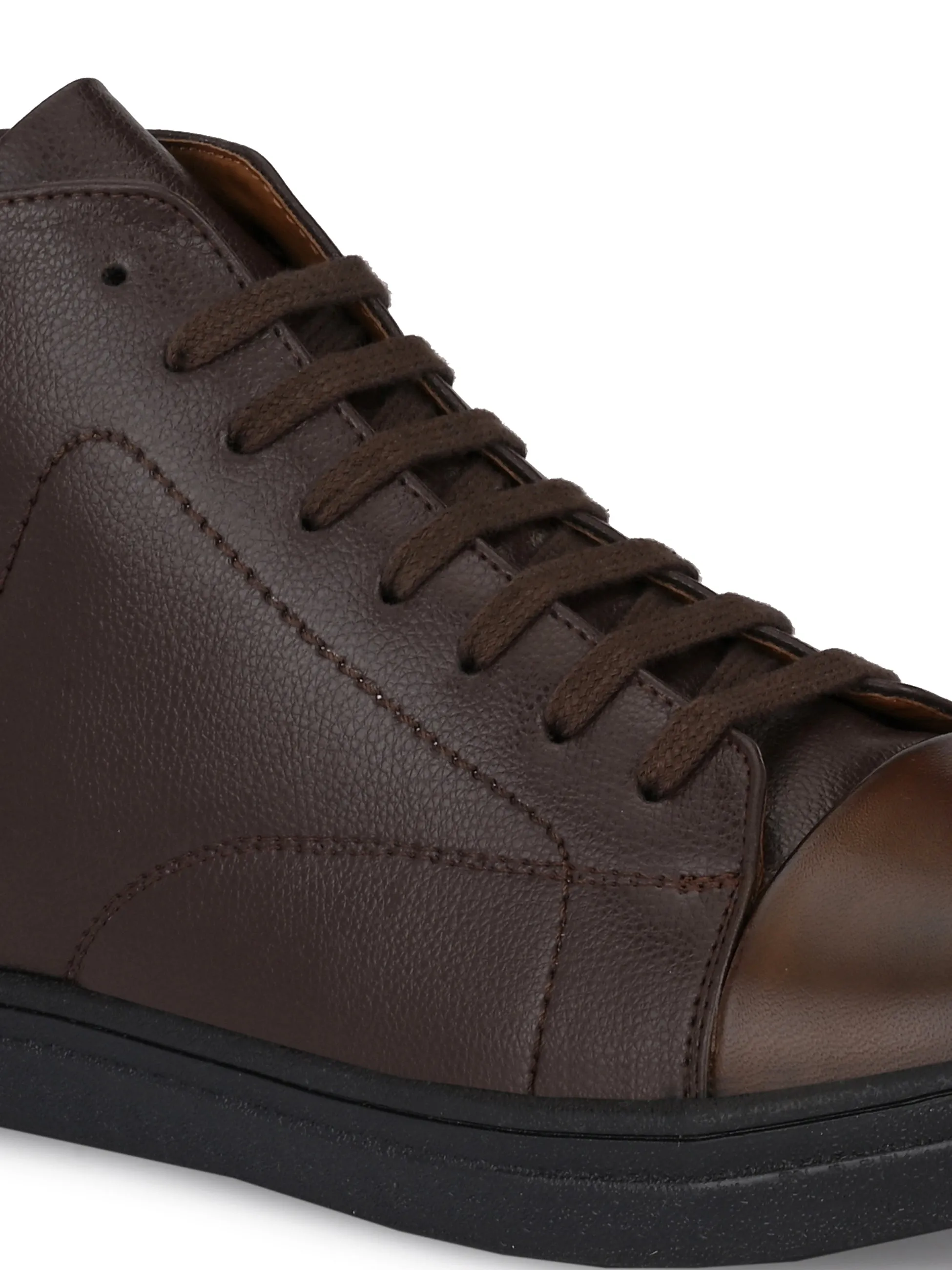 Phoenix Brown Mid-Ankle Sneakers