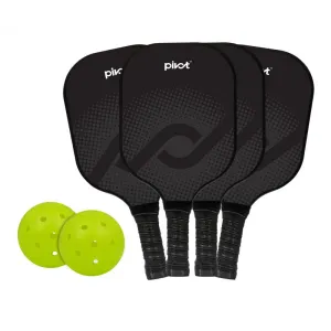 Pivot Pickleball 4 Player Half Court Set