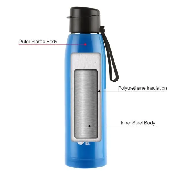 Puro Steel-X Cooper 900 Water Bottle, 740ml