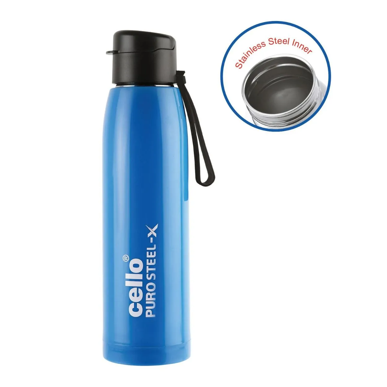 Puro Steel-X Cooper 900 Water Bottle, 740ml