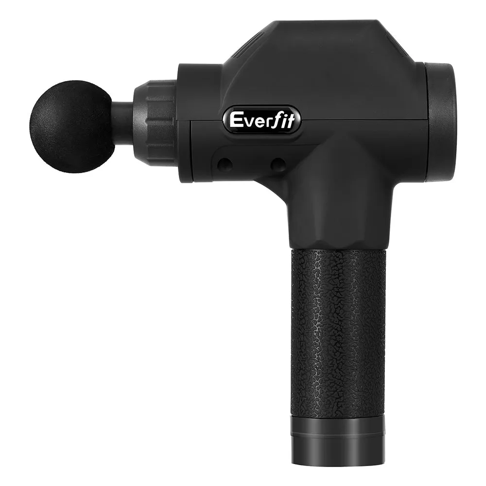 Quiet 30-Speed Massage Gun 8 Heads LED Display Everfit