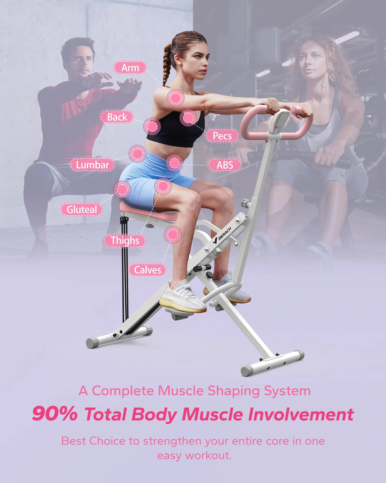 R07 Squat Assist Trainer Pink