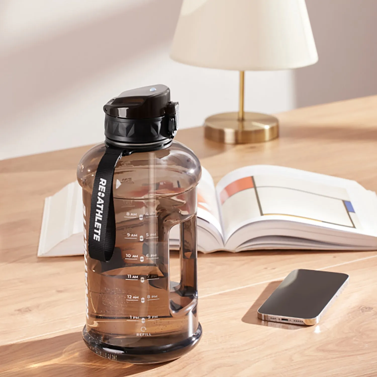 Reathlete DRINQ Half-Gallon Water Bottle with Pockets