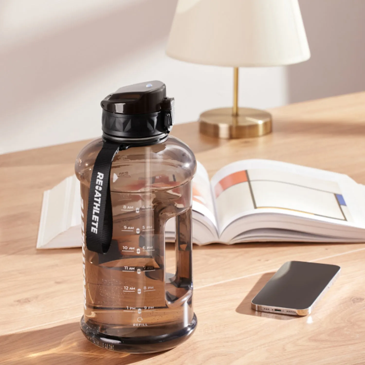 Reathlete DRINQ Half-Gallon Water Bottle with Pockets