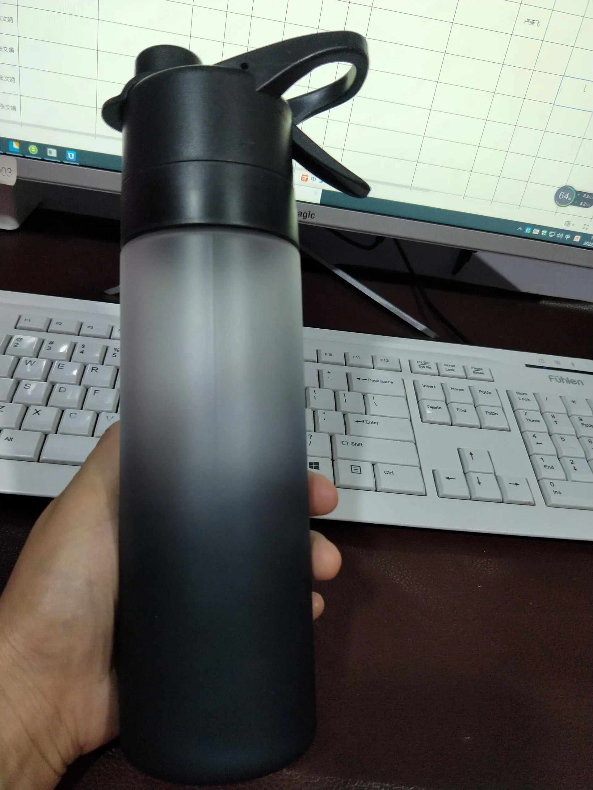 Reusable Water Bottle For Outdoor Sport Fitness Water Cup Large Capacity