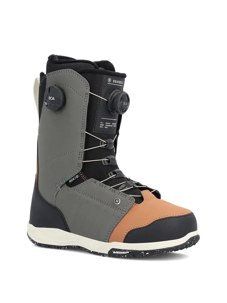 Ride 2023 Deadbolt Zonal Snowboard Boots Grey