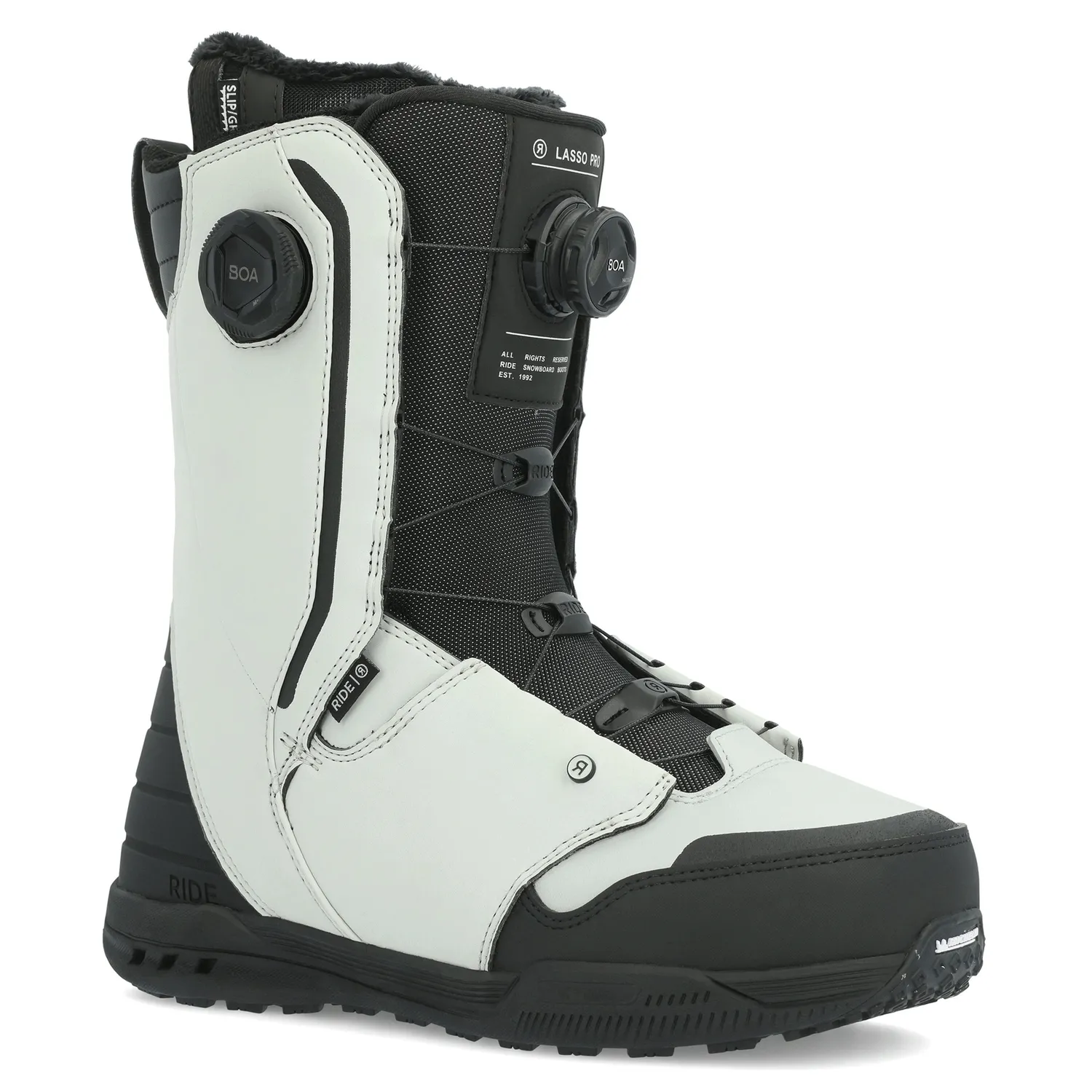 Ride Men's Lasso Pro Snowboard Boots 2024 Grey