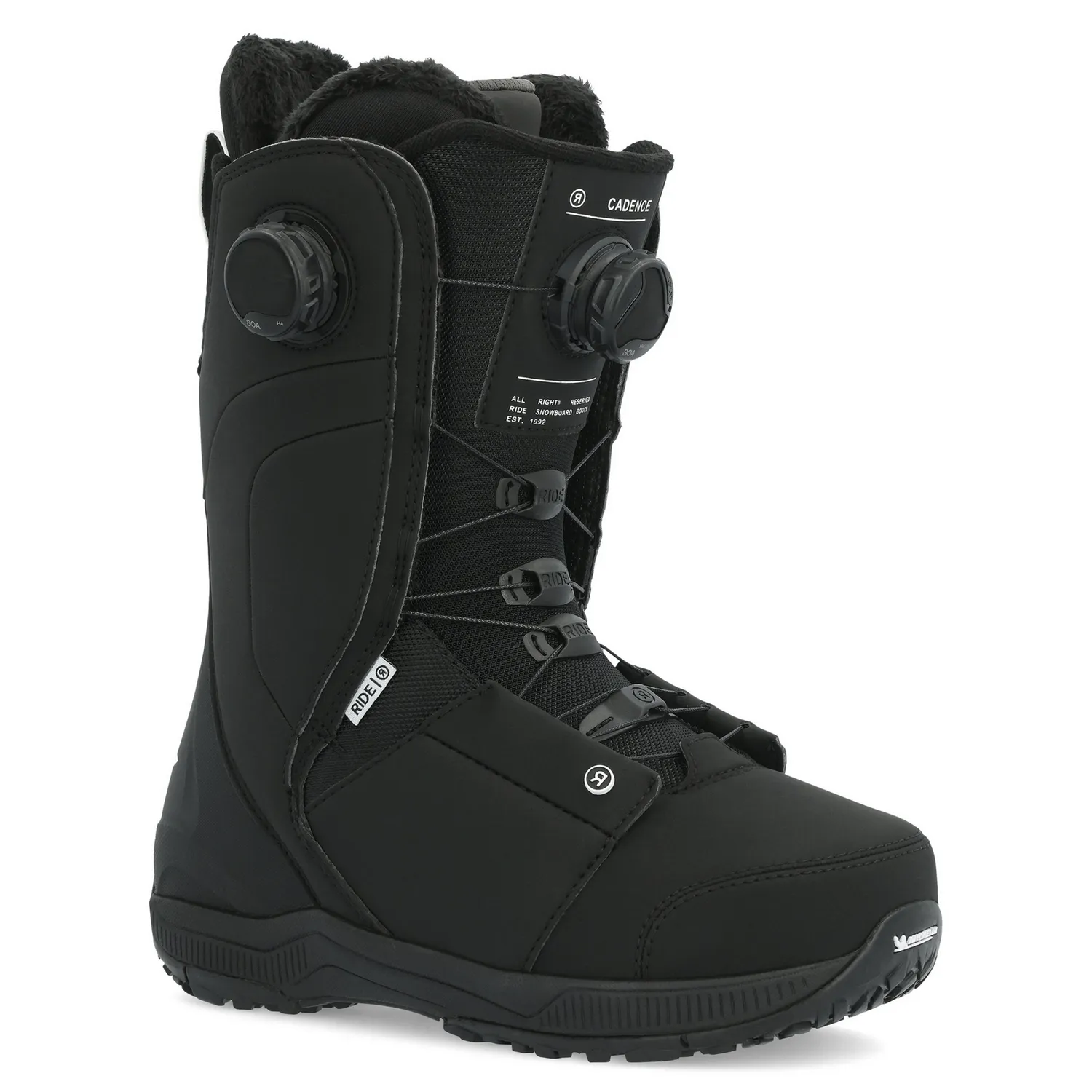 Ride Women's Cadence Snowboard Boots 2024 Black